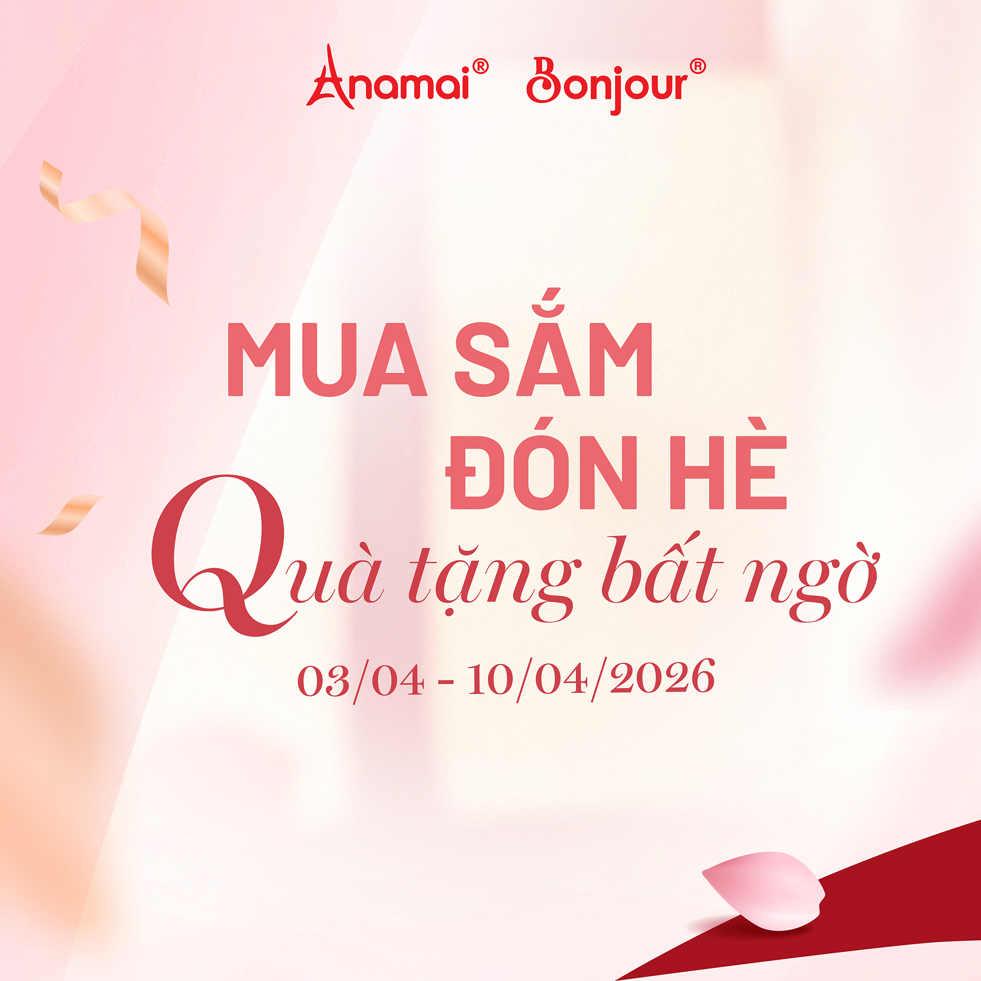 ĐÓN HÈ - MUA SẮM - NHẬN TẤT - ANAMAI - BONJOUR